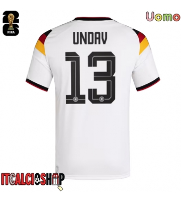 Germania Deniz Undav #13 Prima Maglia Mondiali 2026 Manica Corta